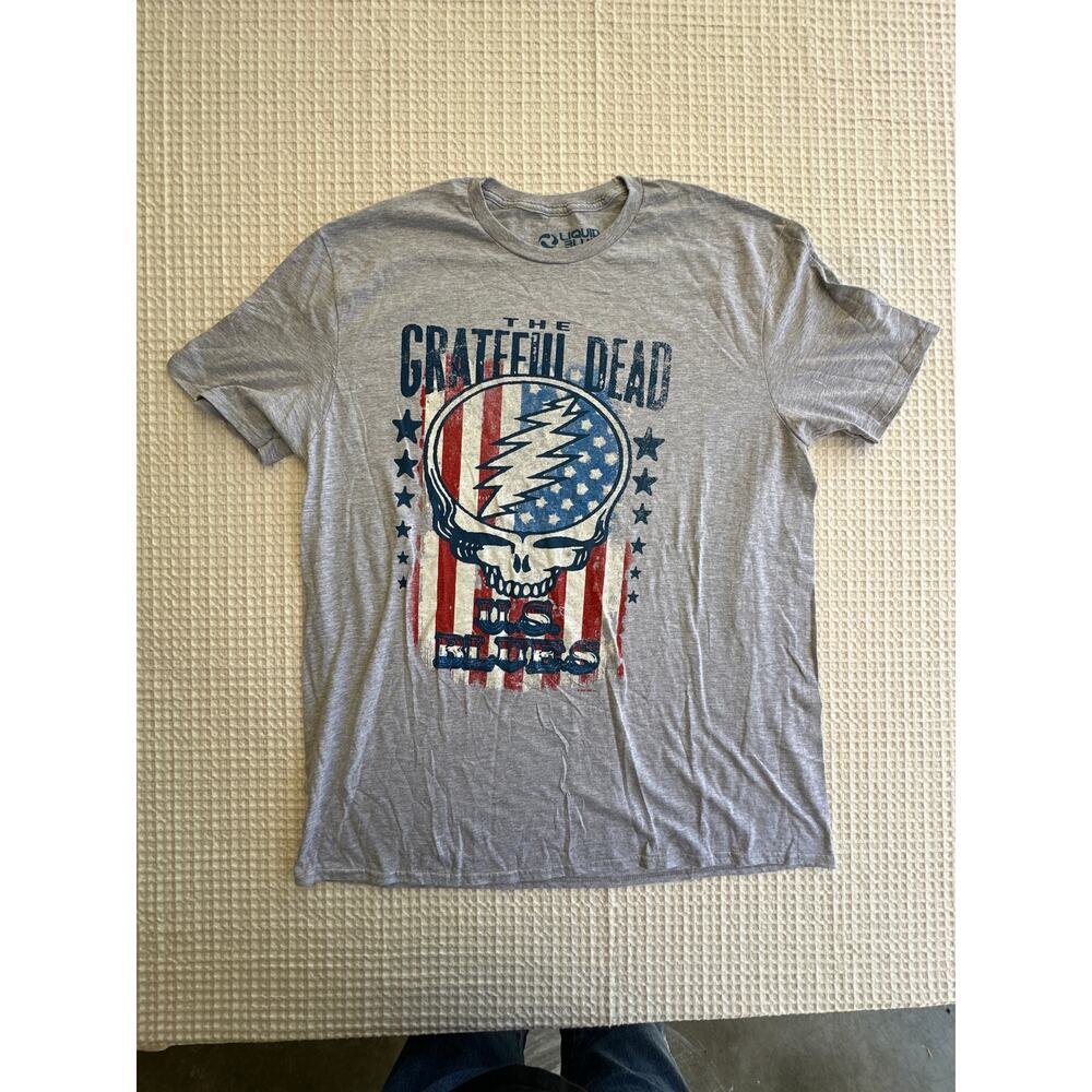 Vintage Liquid Blue Men's Grey Grateful Dead 2000 US Blues XL 24x32 Concert